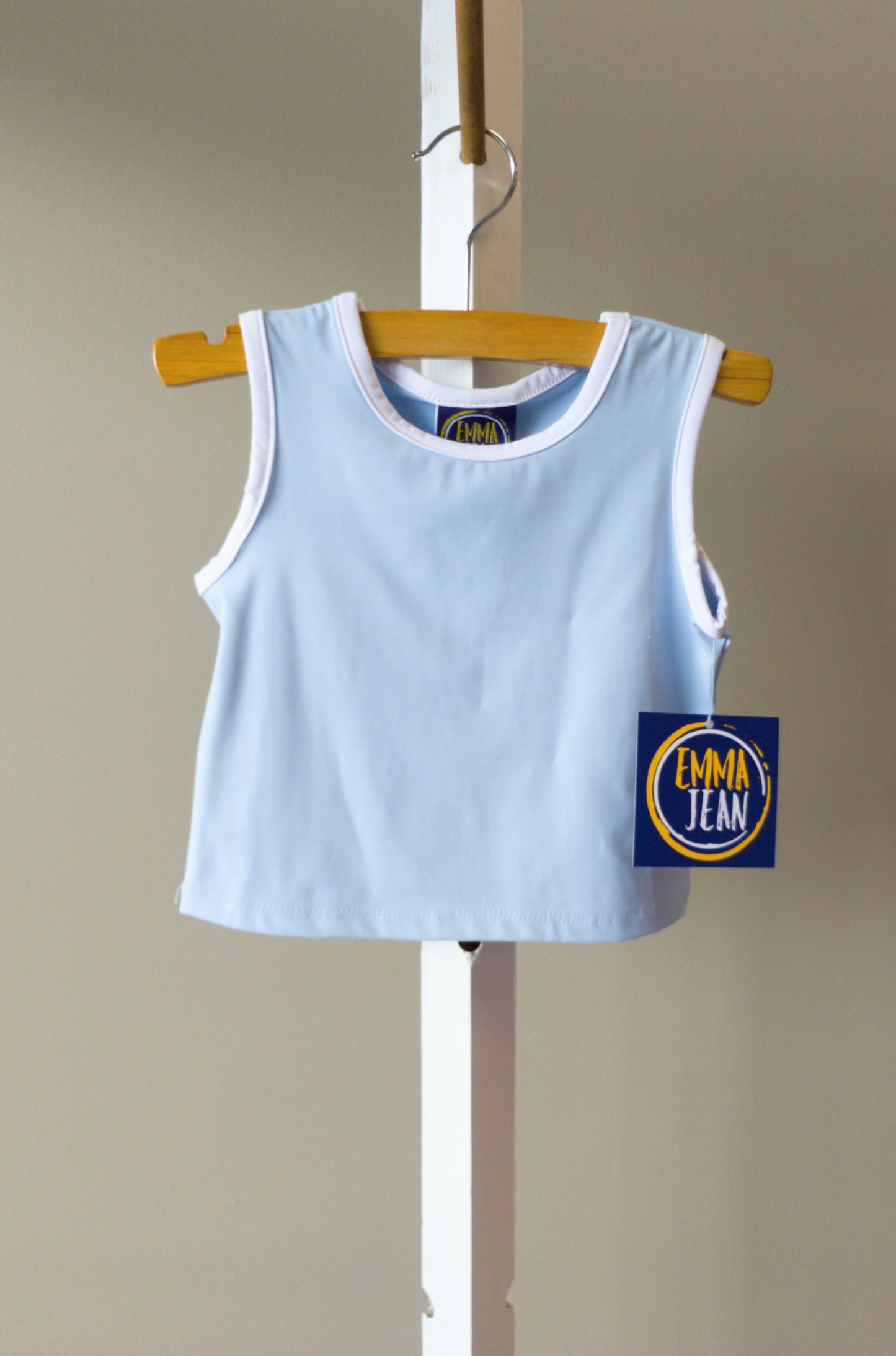 Emma Jean Celine Athletic Tank (Blue, Purple)