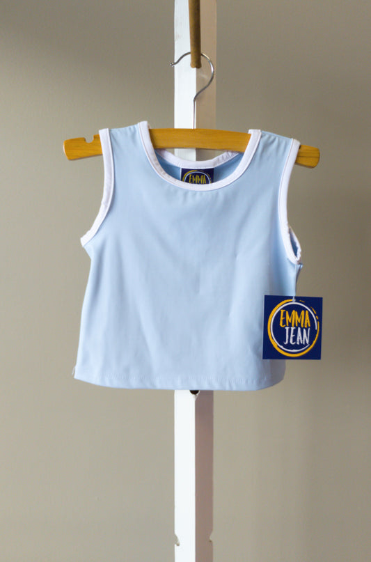 Emma Jean Celine Athletic Tank (Blue, Purple)