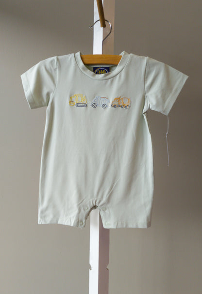 Emma Jean Construction Embroidered Romper