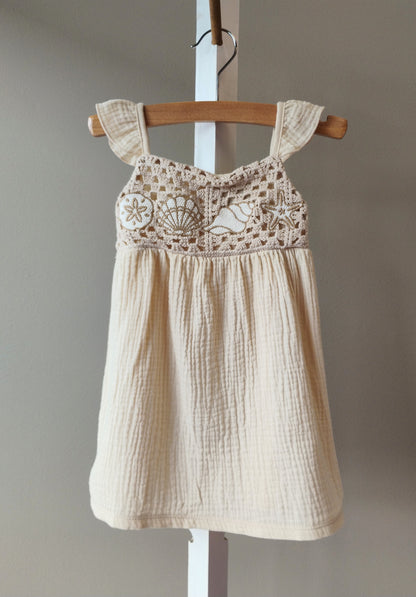 Emma Jean Crocheted Seashell (Bubble or Dress)