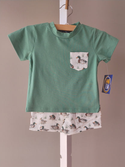 Emma Jean Mallard Duck Boys Short Set
