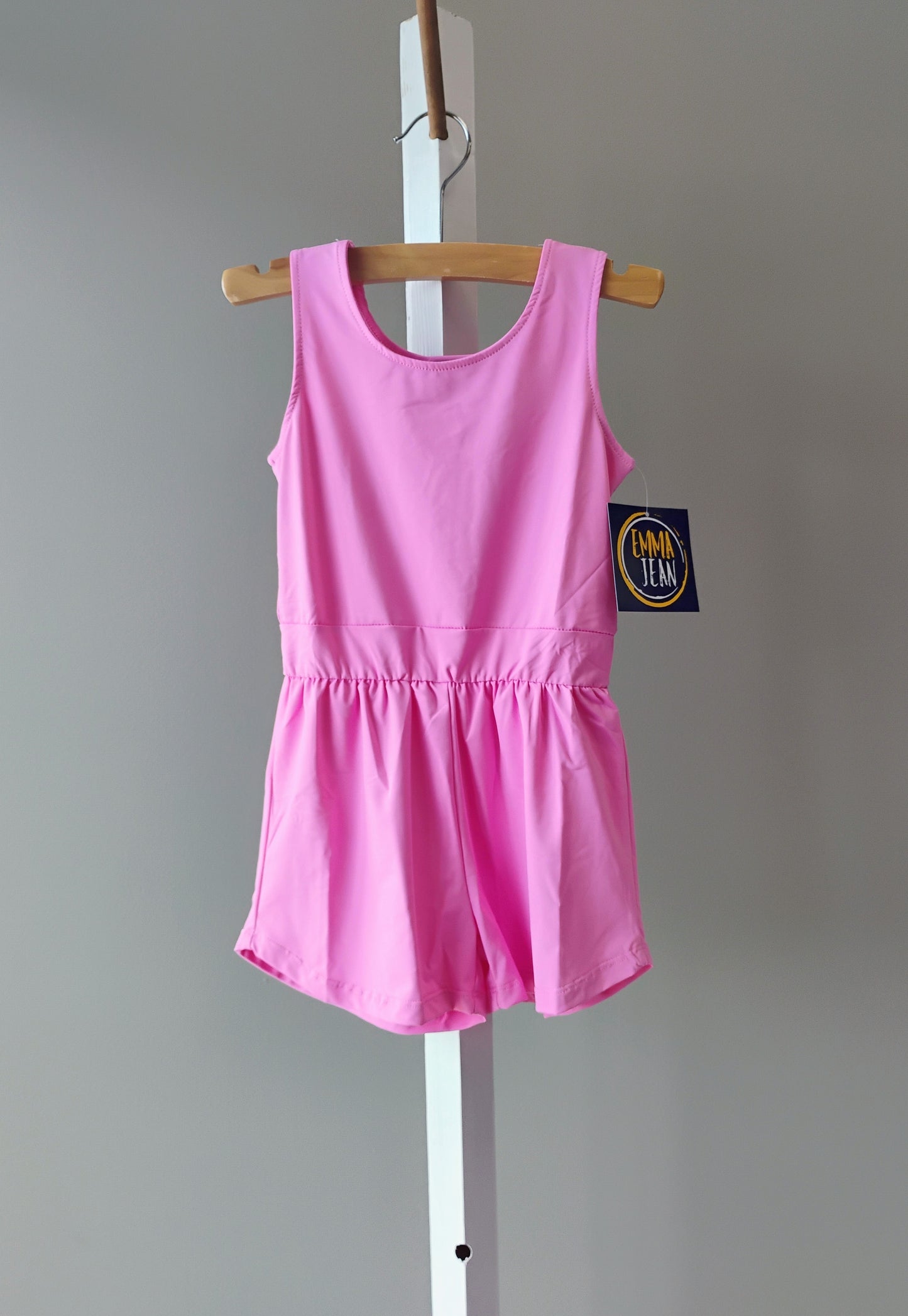 Emma Jean Layla Athletic Romper (Pink, Purple)
