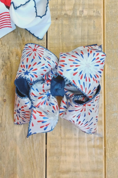 Beyond Creations 4th of July Inspired (Flag Embroidered, Fireworks)