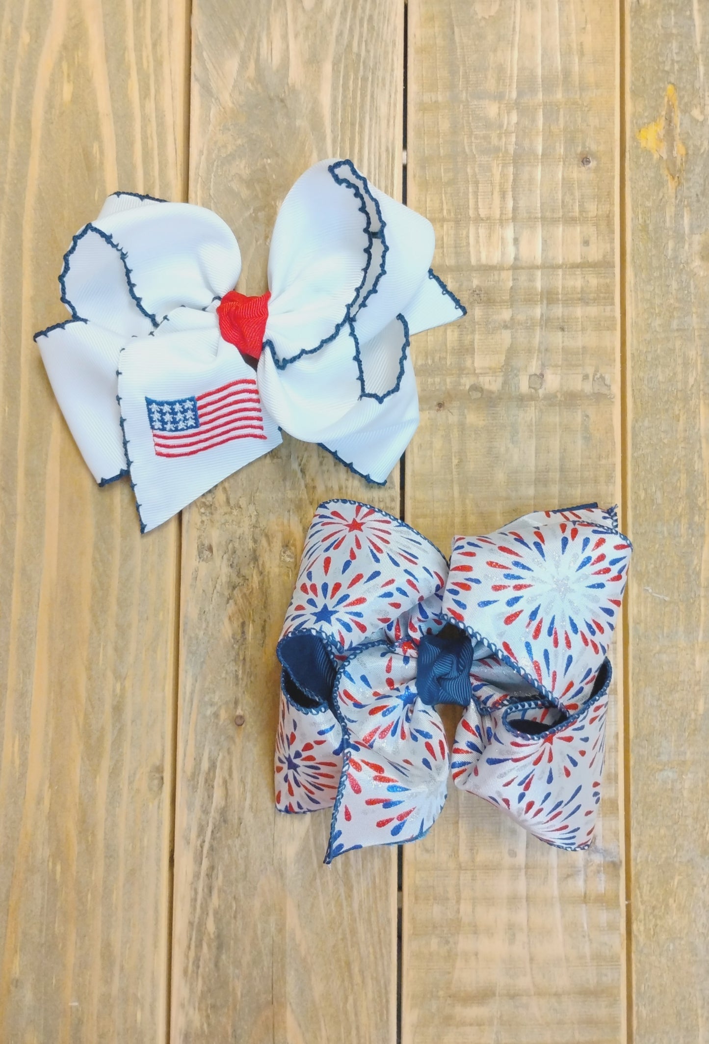 Beyond Creations 4th of July Inspired (Flag Embroidered, Fireworks)