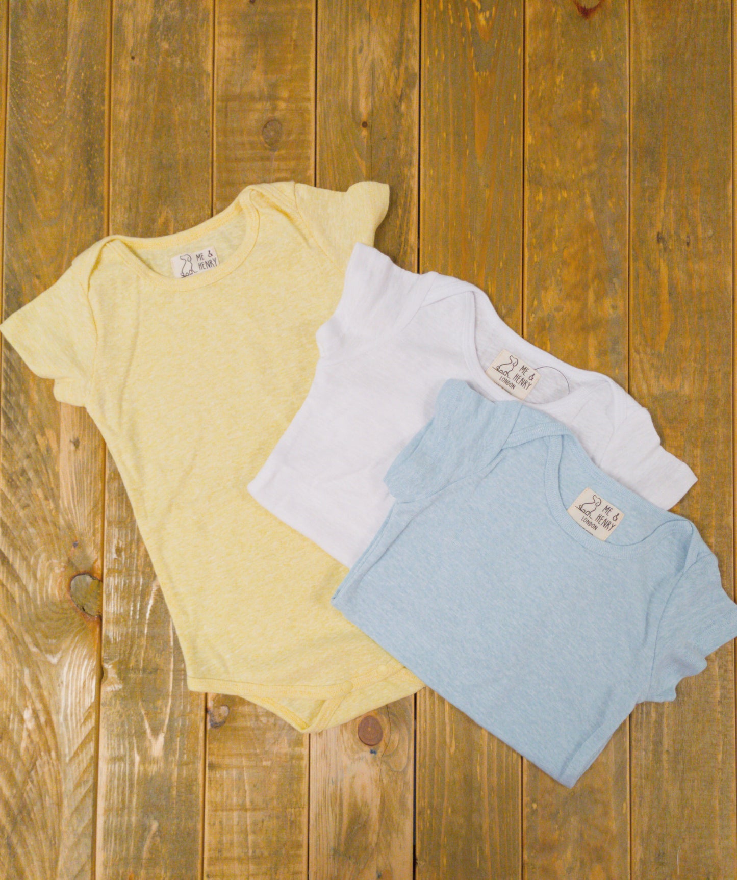 Me and Henry Onesies (Yellow, Blue or White)