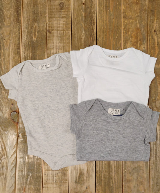 Me and Henry Onesies (Dark Grey, Light Grey, or White)