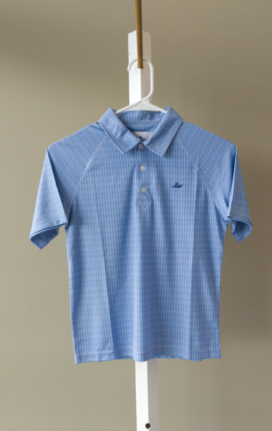 Southbound Youth Polo (Shark, Fishing Lures, Shapes)
