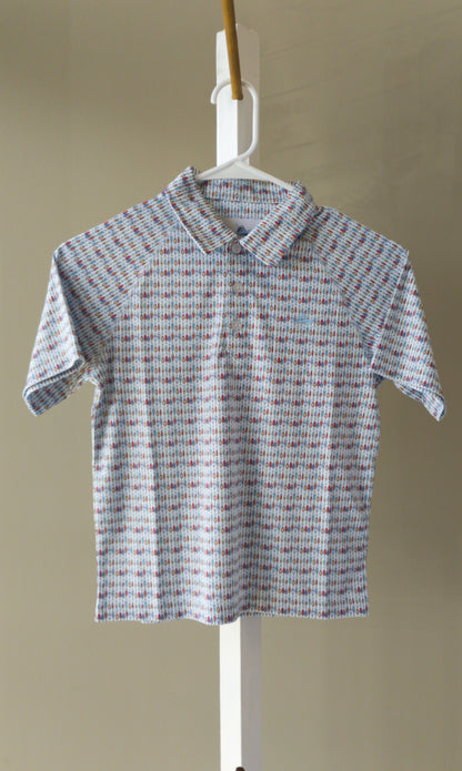 Southbound Youth Polo (Shark, Fishing Lures, Shapes)