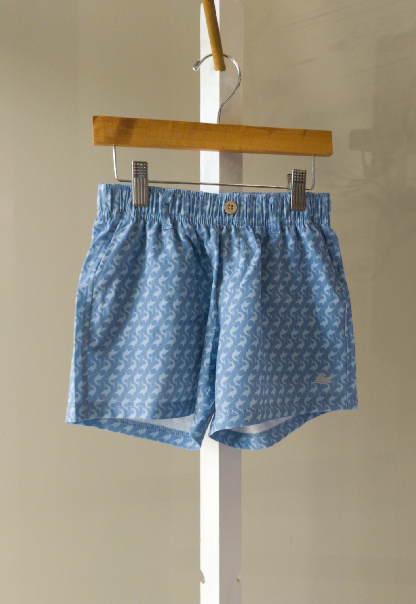 Southbound YOUTH Play Shorts (Green/Gray Camo, Blue Shark, Blue Fish)