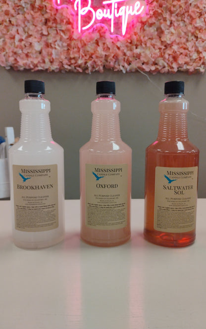 Mississippi Candle Company (linen Spray, Mop Soap, Surface Spray, Diffuser Oil)