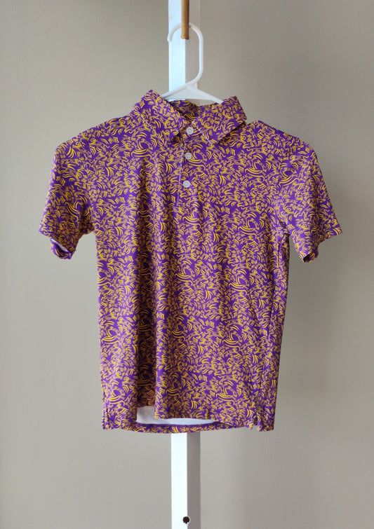 MeriPex Tiger Youth Purple/Gold Polo