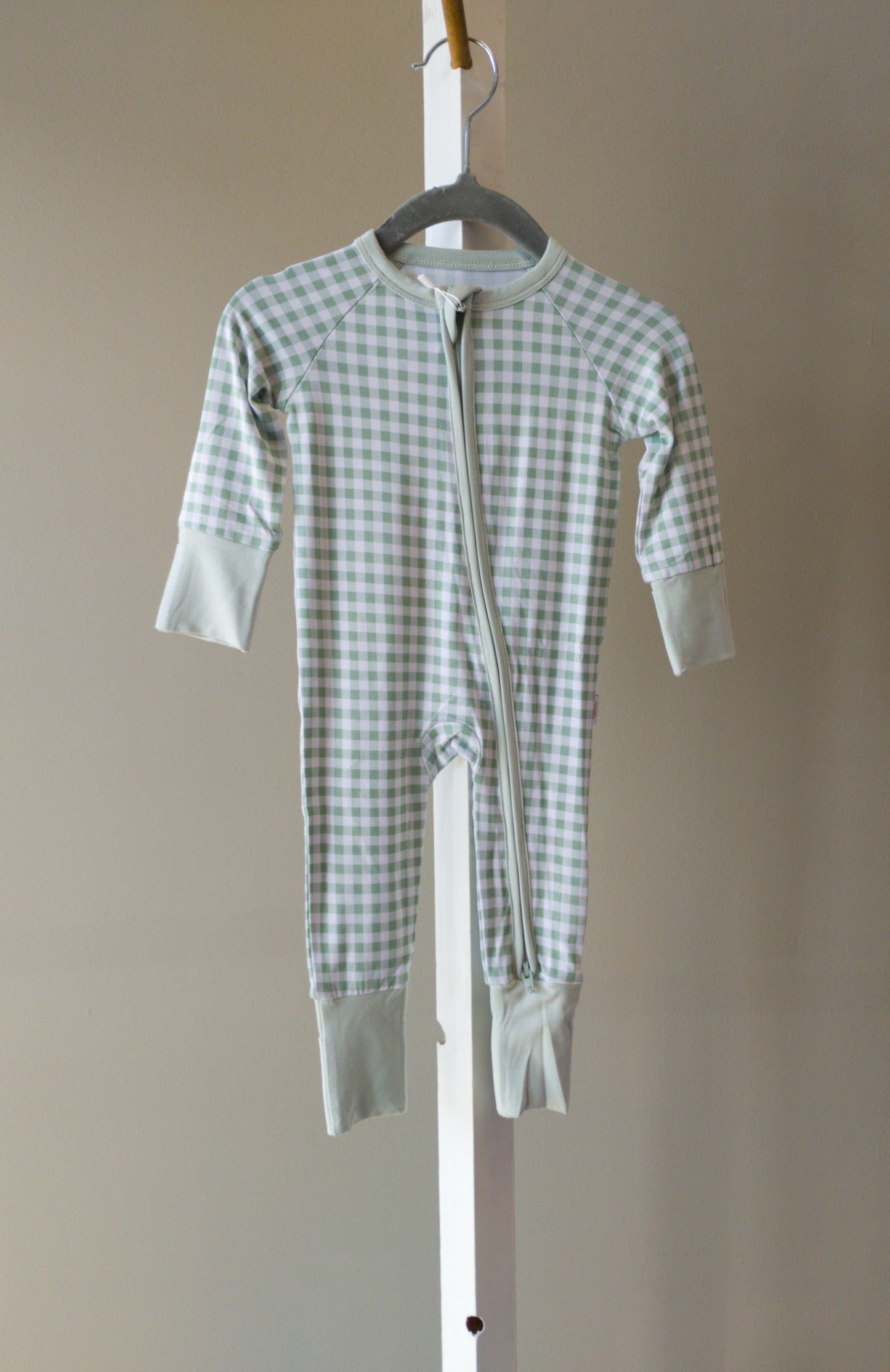 Toast + Jam - Mommy & Me - Sage Gingham (Baby) Pajamas