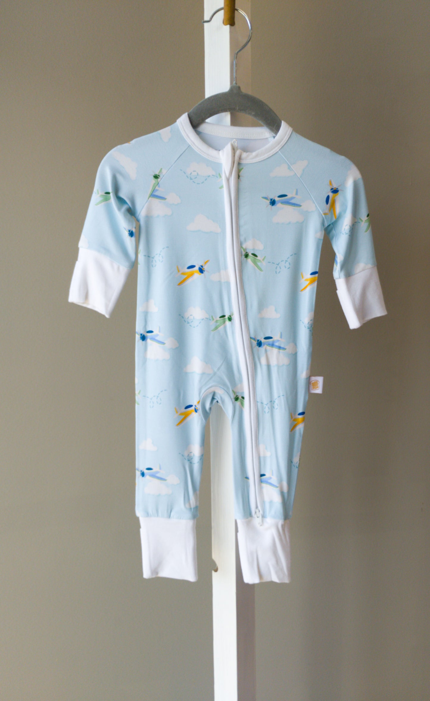 Toast + Jam Airplane Pajamas (Romper or Pant Set)