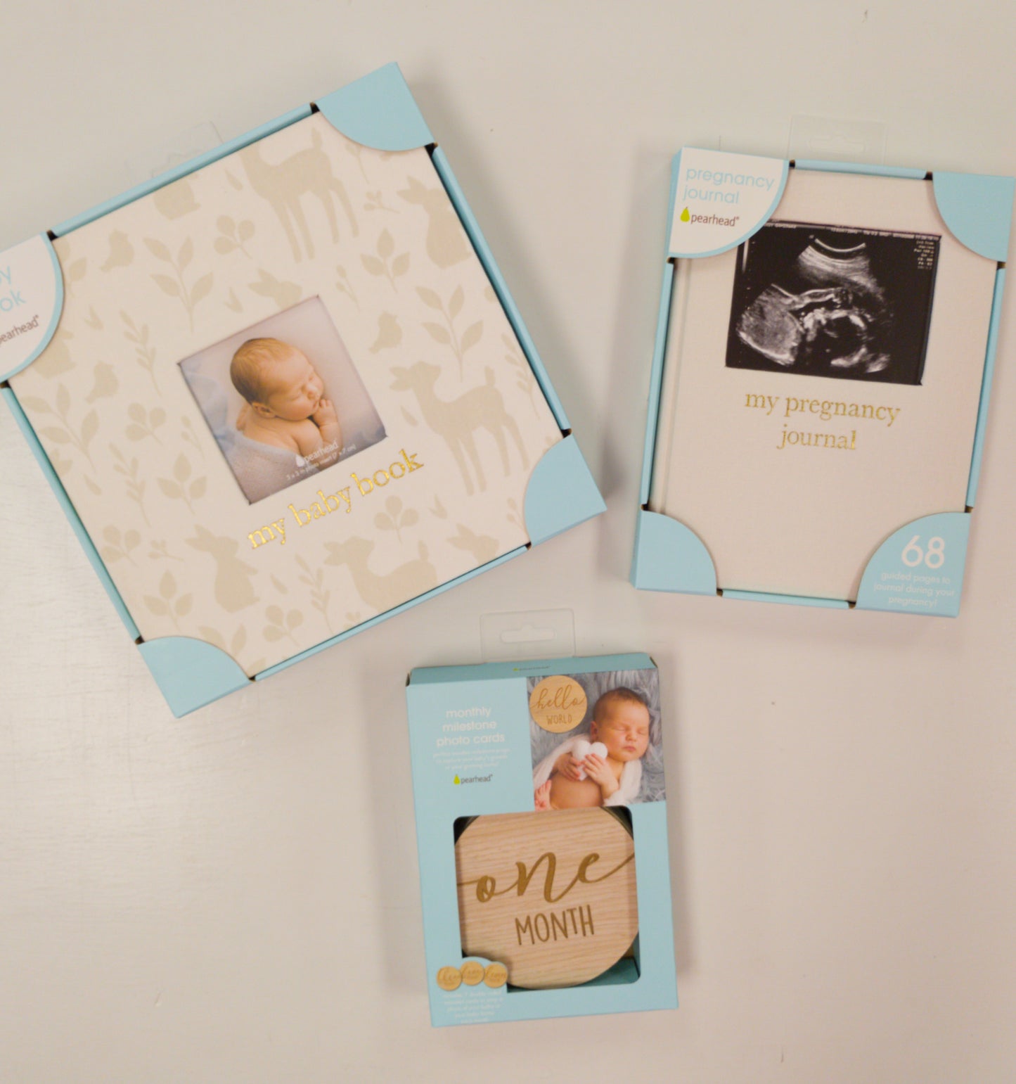 Pearhead Baby Items (Baby Book, Pregnancy Journal, Monthly Milestones)