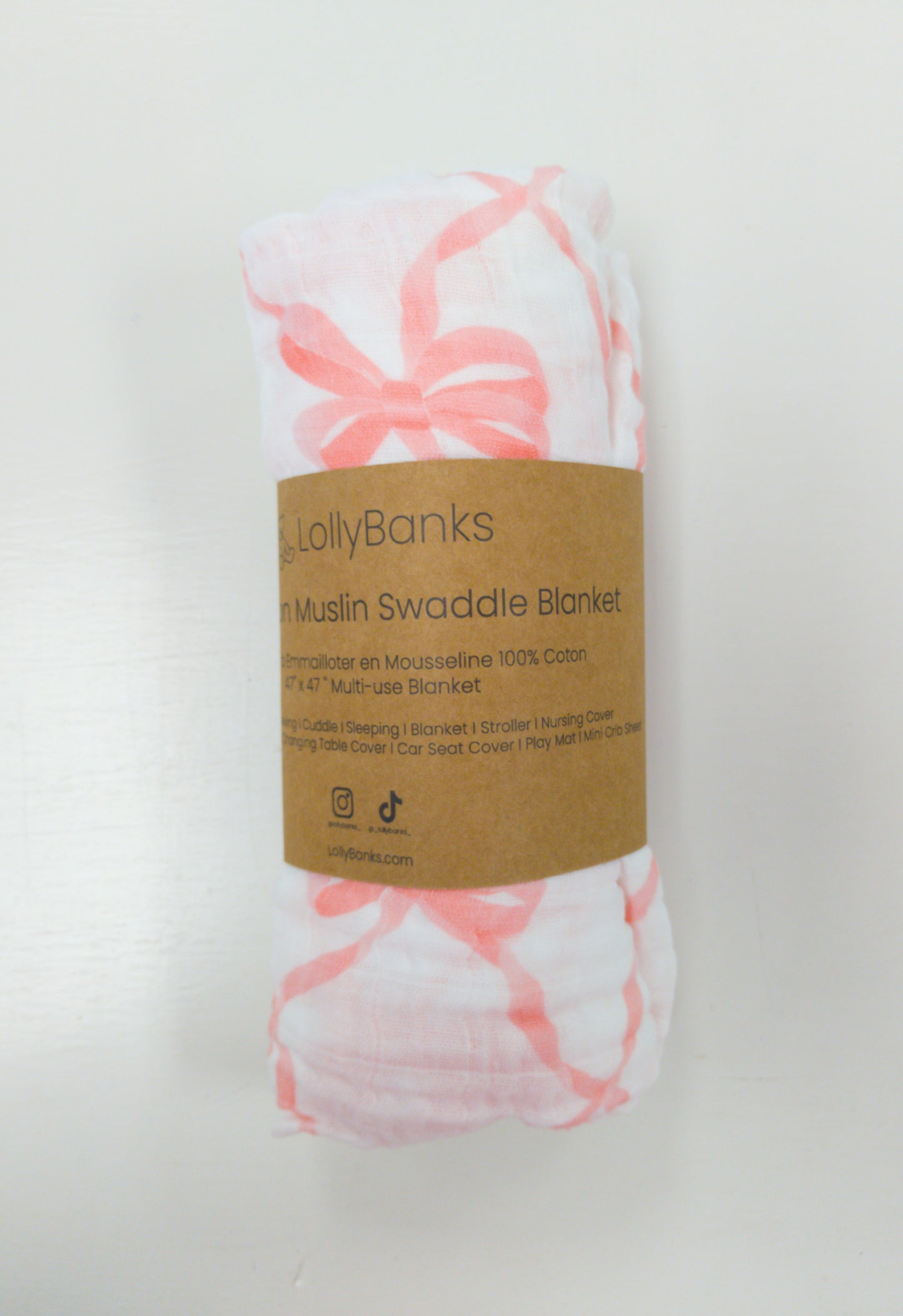 LollyBanks Muslin Swaddle Blankets