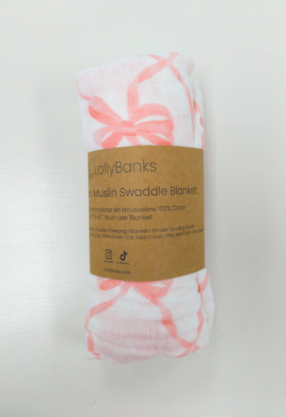 LollyBanks Muslin Swaddle Blankets