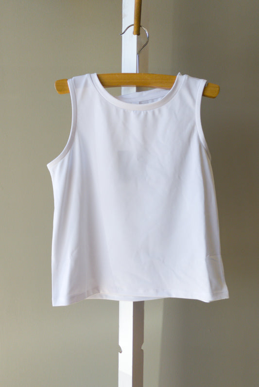 Honesty White Tank Top