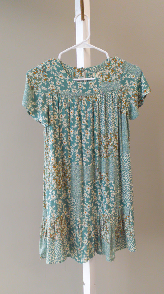 Hayden Floral Patchwork Print Dress