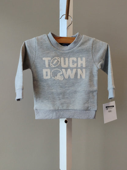 Emma Jean Touch Down Sweater (Lt Blue, Grey)
