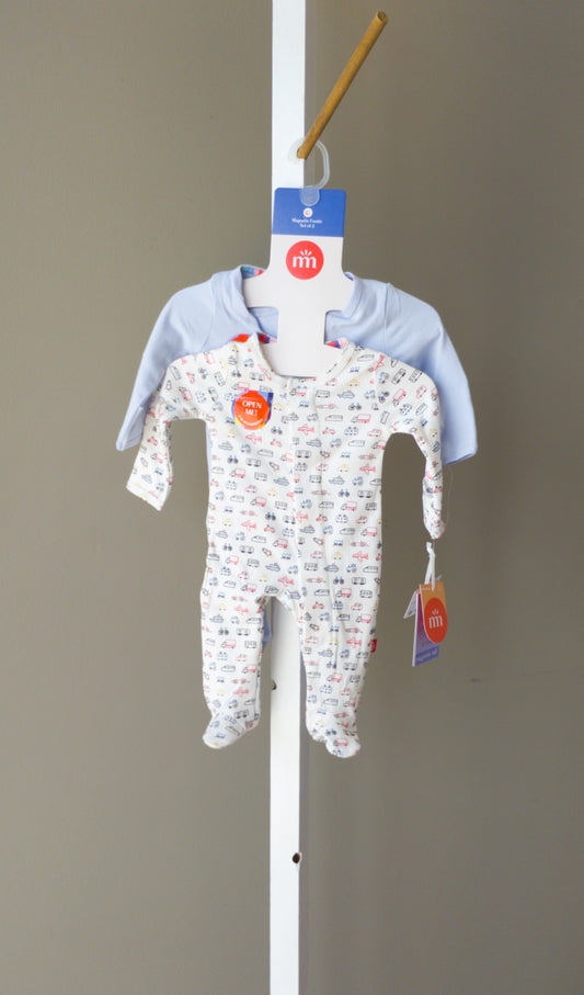 Magnetic Me Organic Cotton Footie 2-pack Bundle