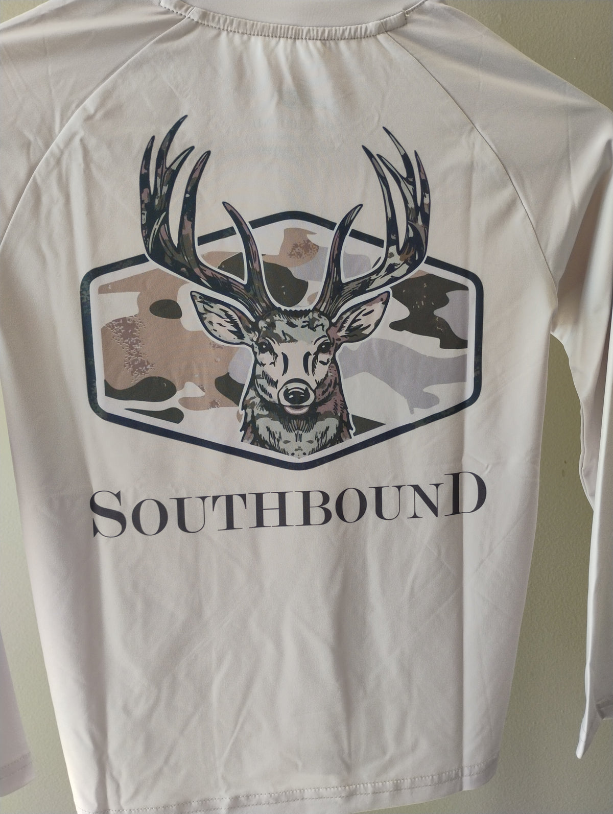 Southbound Youth Perf tee Long Sleeves  (Stamp, Camo, Or Deer Design)