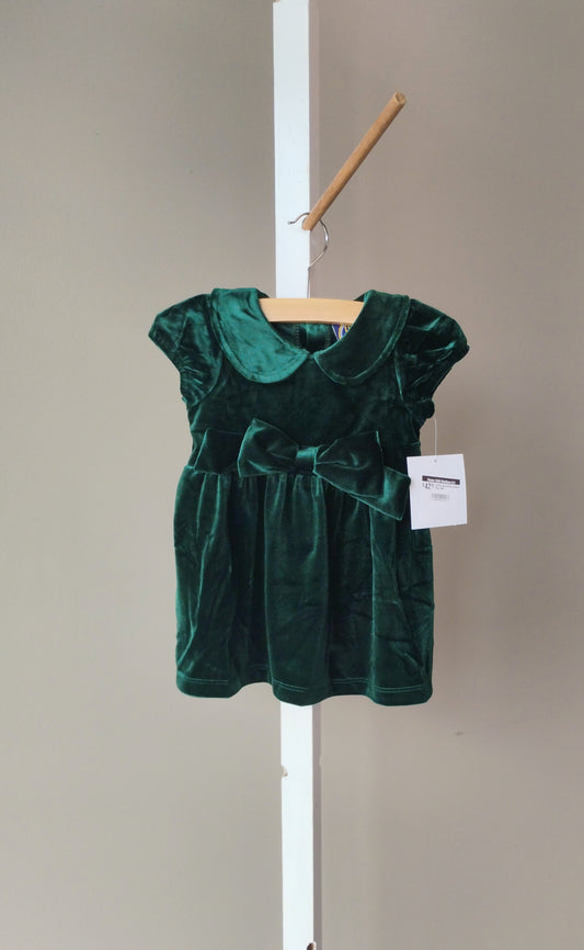 Emma Jean Green Bow Dress