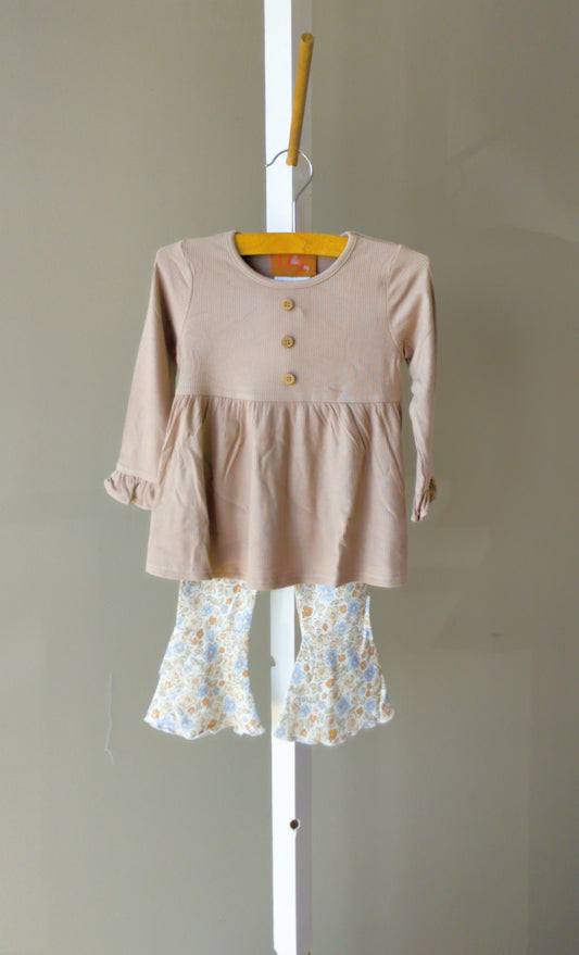Mille Jay Hearthside Blooms Bell Bottom Set