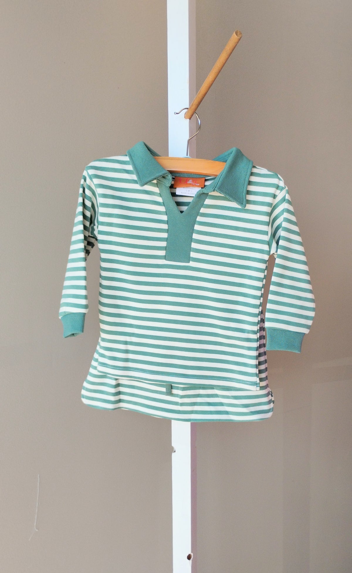 Mille Jay Isabelle Skort Set - Green Stripes