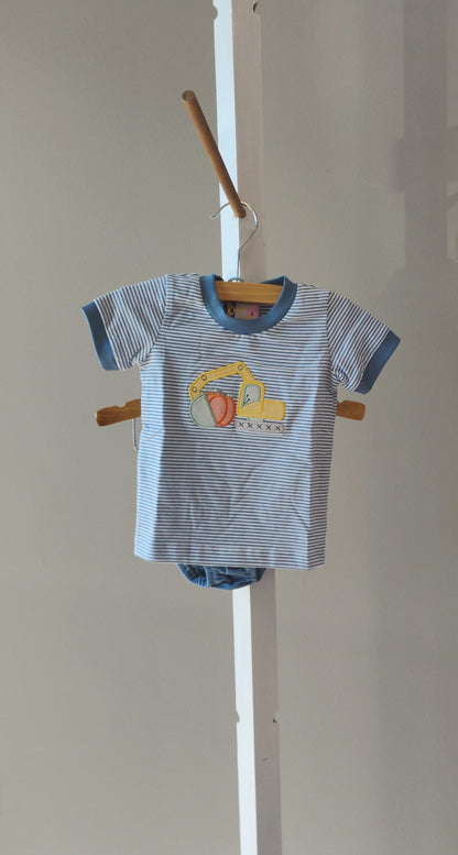Banana Split Pumpkin Patch Boys Diaper Set