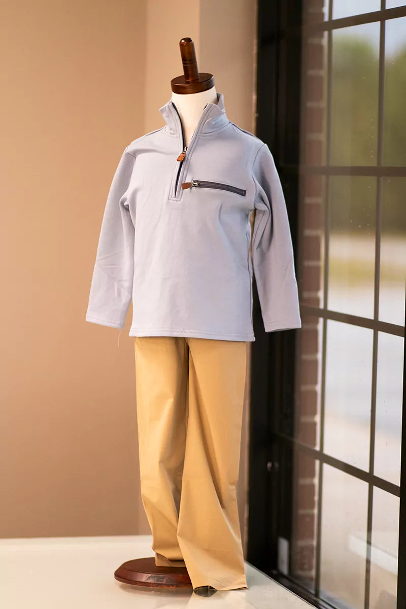 Khaki Performance Elastic Pants