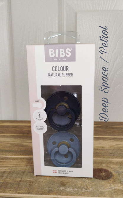 BIBS Colour Pacifiers (Ivory/Blush, Deep Space/Petrol, Ivory/Sage,Vanilla/Pine, Woodchuck/Blush, Ivory/Petrol)
