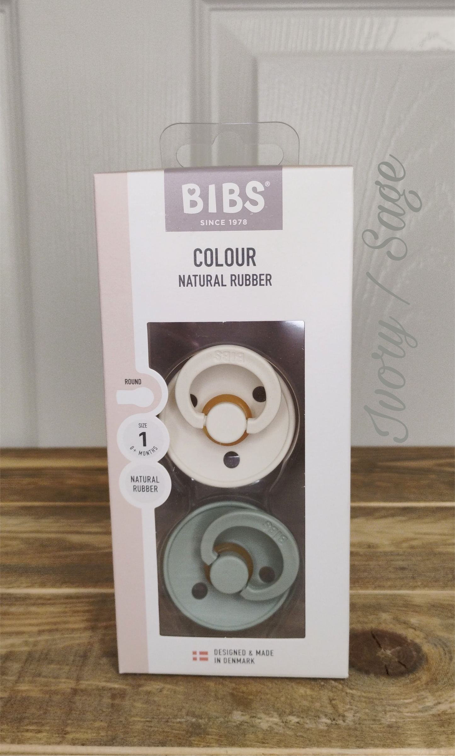 BIBS Colour Pacifiers (Ivory/Blush, Deep Space/Petrol, Ivory/Sage,Vanilla/Pine, Woodchuck/Blush, Ivory/Petrol)