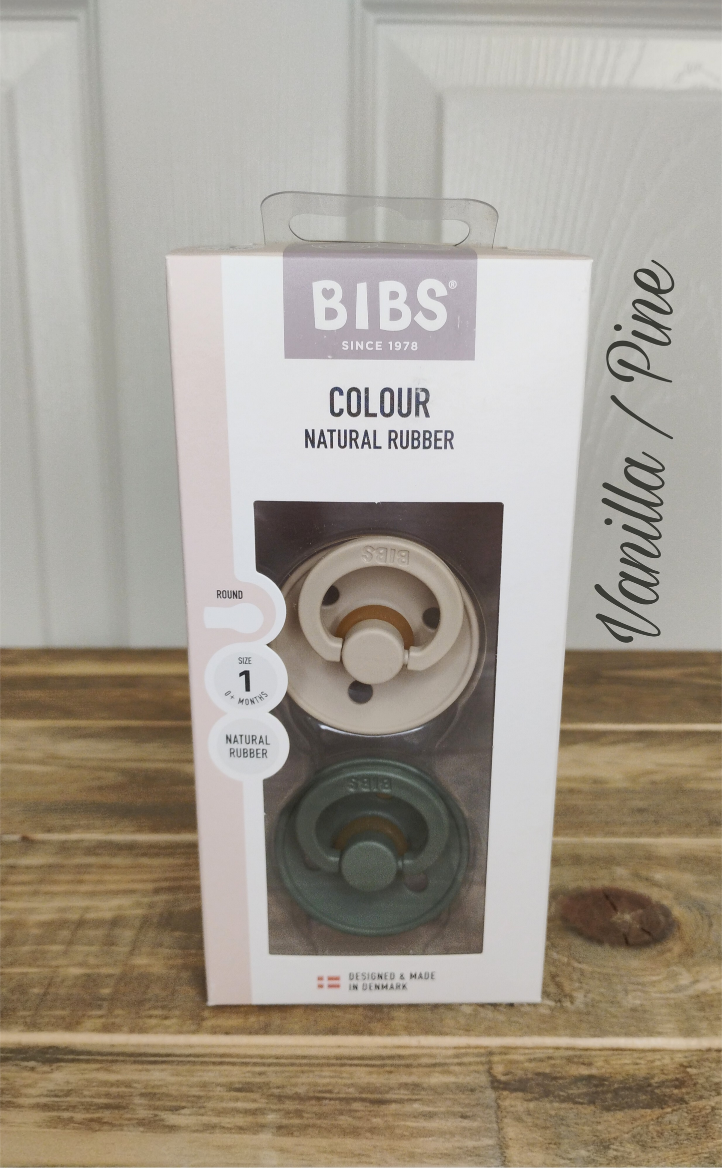 BIBS Colour Pacifiers (Ivory/Blush, Deep Space/Petrol, Ivory/Sage,Vanilla/Pine, Woodchuck/Blush, Ivory/Petrol)