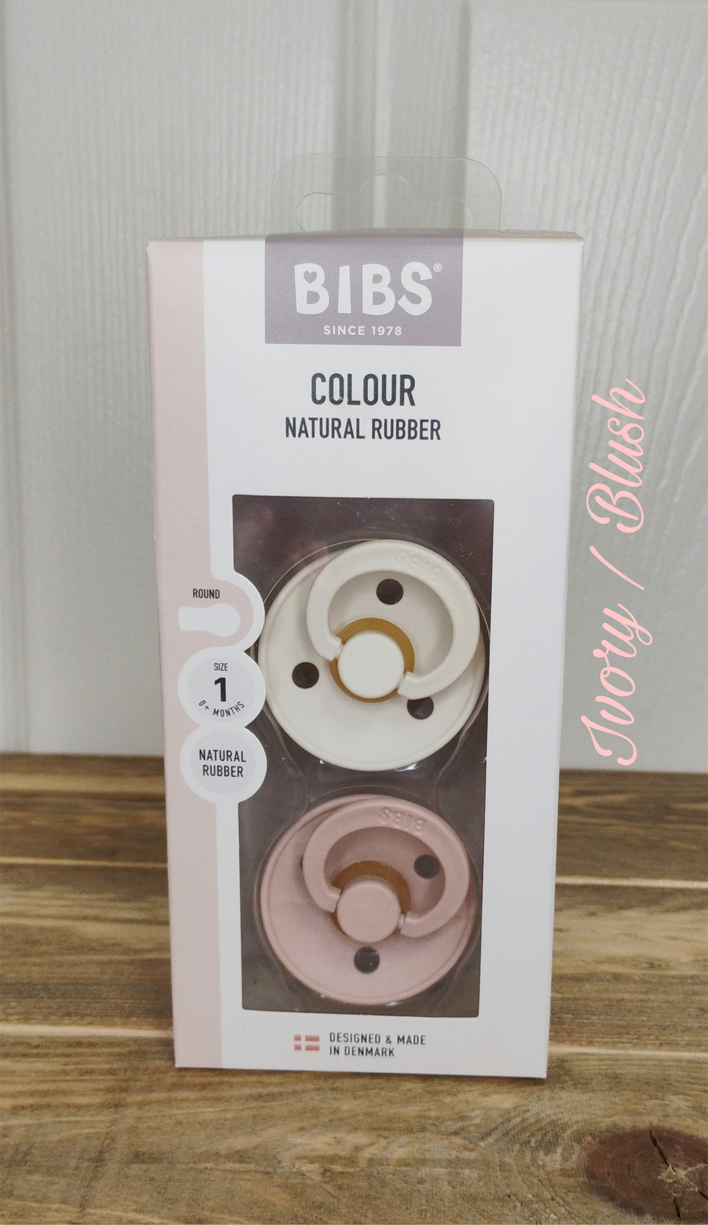 BIBS Colour Pacifiers (Ivory/Blush, Deep Space/Petrol, Ivory/Sage,Vanilla/Pine, Woodchuck/Blush, Ivory/Petrol)